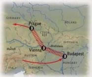 Gem of Central Europe Route Map