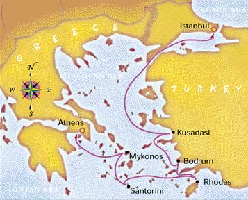 WS 7D Greek Isles Map