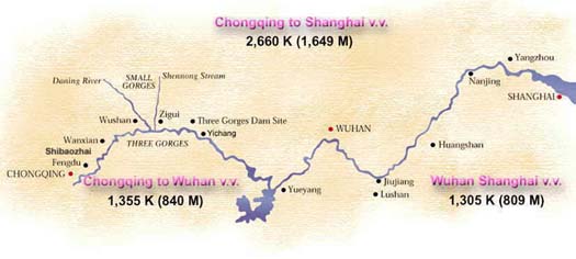 yangtze river map. hot Yangtze River - Chongqing yangtze river map. Yangtze River Map